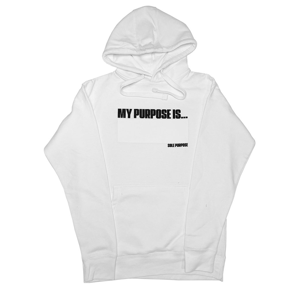 White Purpose Hoodie