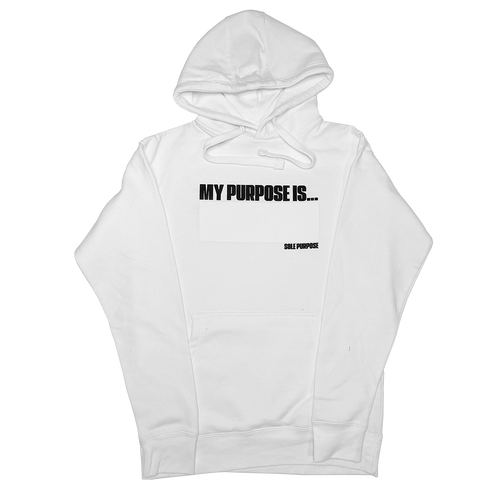 White Purpose Hoodie